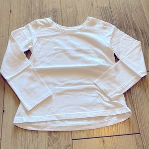 The Children’s Place 5T Plain White Long-Sleeve Top
